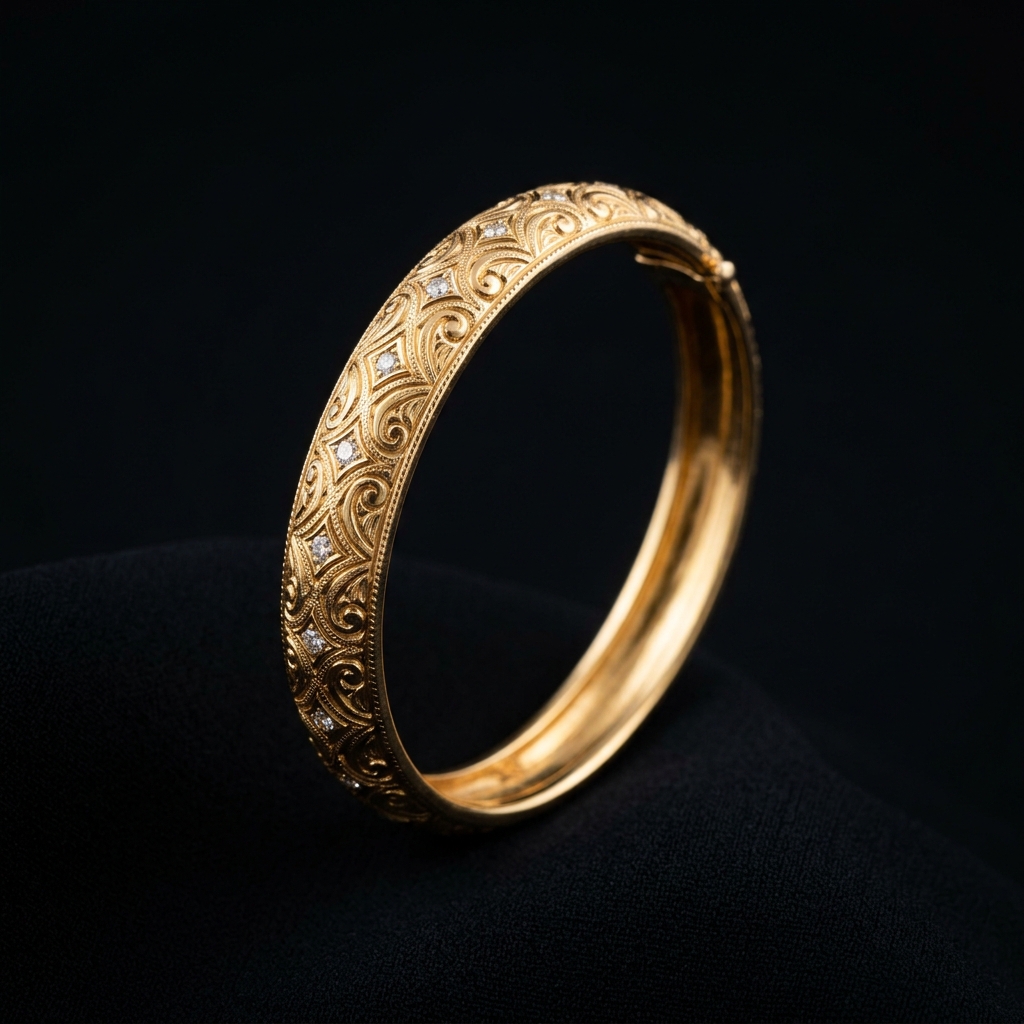 Ethereal Crystal Bangle